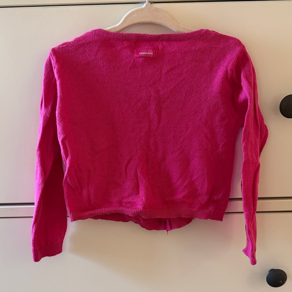 Catimini Pink Button Down Cardigan for Kids - Picture 3 of 6